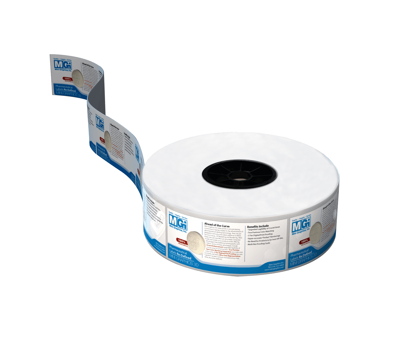 Pressure Sensitive Roll Label